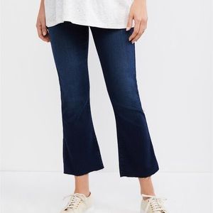 7 For All Mankind Cropped Boot Maternity Jeans